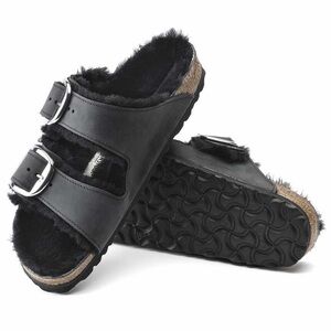 Birkenstock Arizona Big Buckle Shearling Sandals